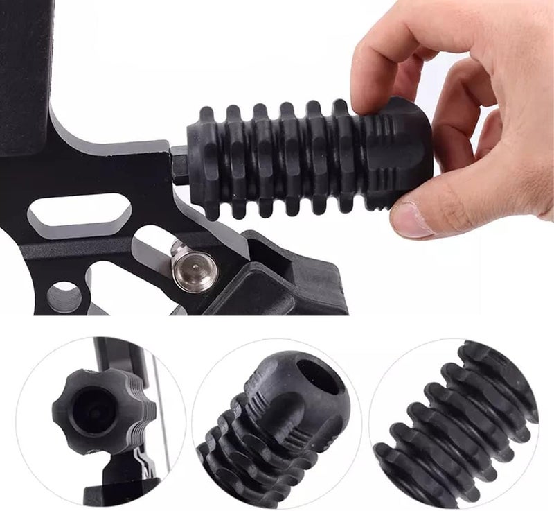 SOPOGER Archery Compound Bow Stabilizer Bow Riser Extension Dampener Target Quick Disconnect Silencers Stabilizer for Recurve Bow Hunting Shooting - Image 2